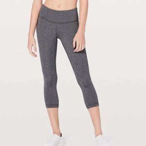 Lululemon Wunder Under High Rise 21"Crop Leggings